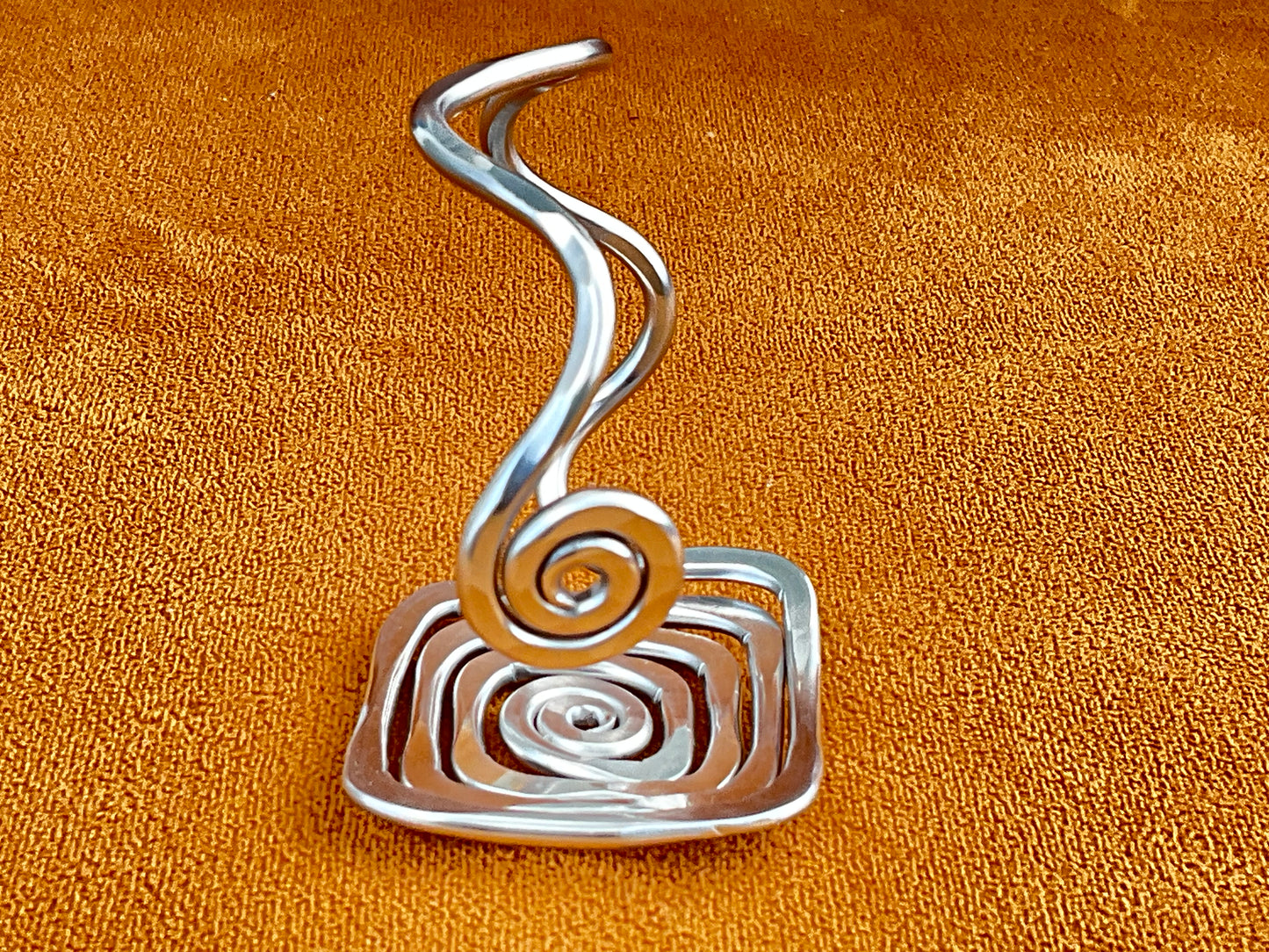 Handcrafted Spiral Cuff Bracelet – Hypoallergenic Aluminum Jewelry