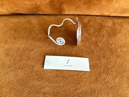 Handcrafted Spiral Cuff Bracelet – Hypoallergenic Aluminum Jewelry